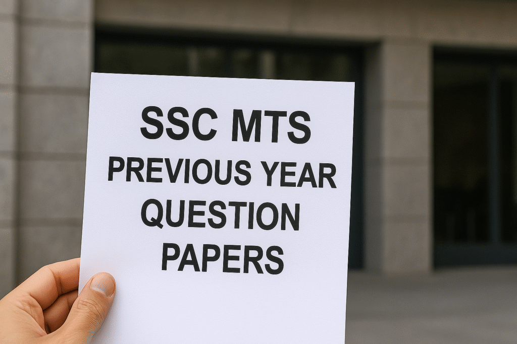 Download SSC MTS Previous Year Question Papers: Key Resource for 2025 Aspirants 